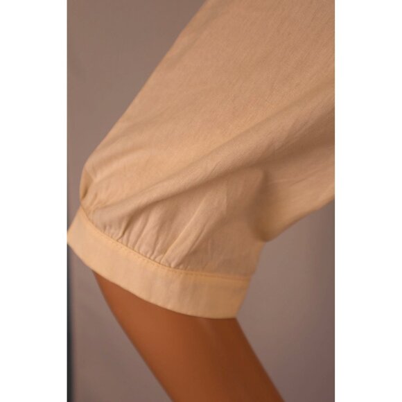 Jin‎ Yishang By Women's Cream Embroidered Blouse Size Medium - Picture 5 of 10